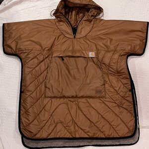 Rumple + Carhart puffy hoodie poncho!